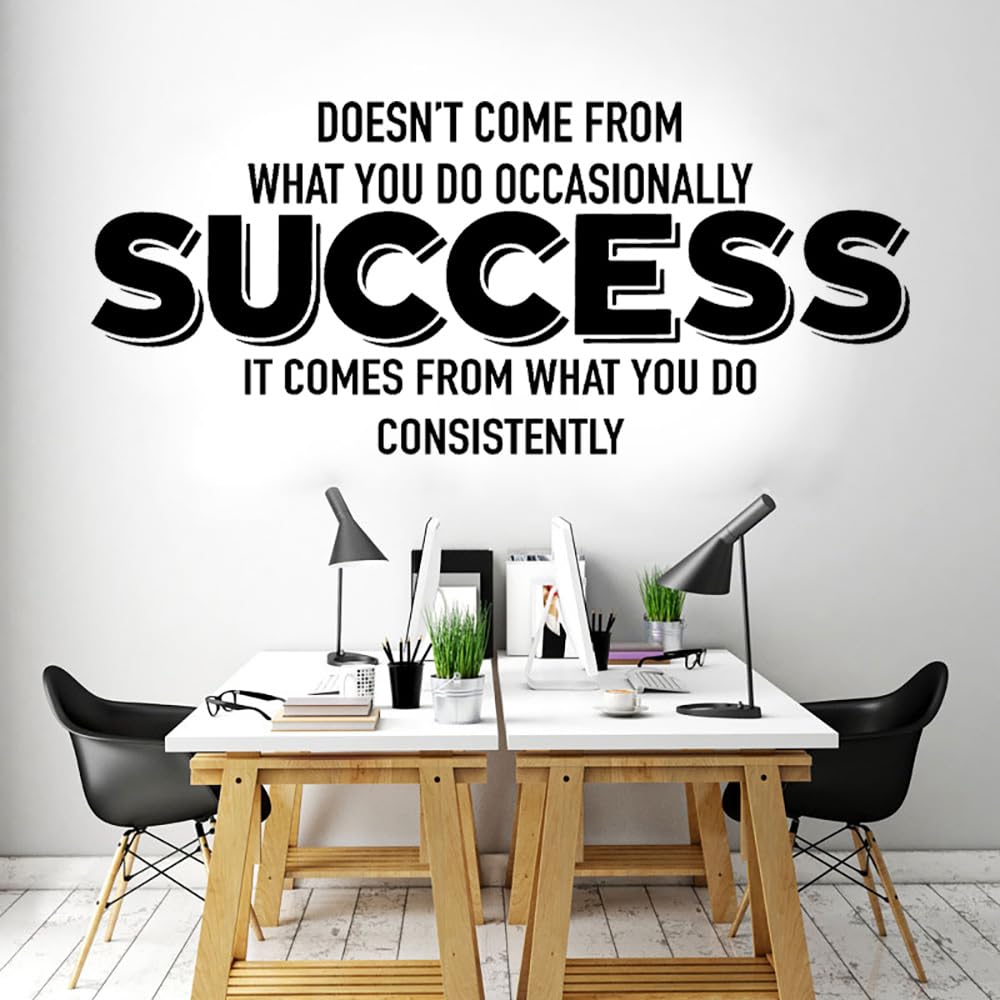 Success Wall Decal, Office Decor, Office Wall Decal Zecor Gallery