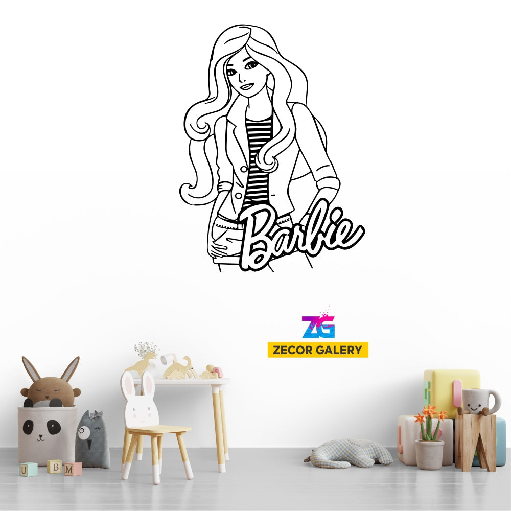 Barbie wall stickers online on sale