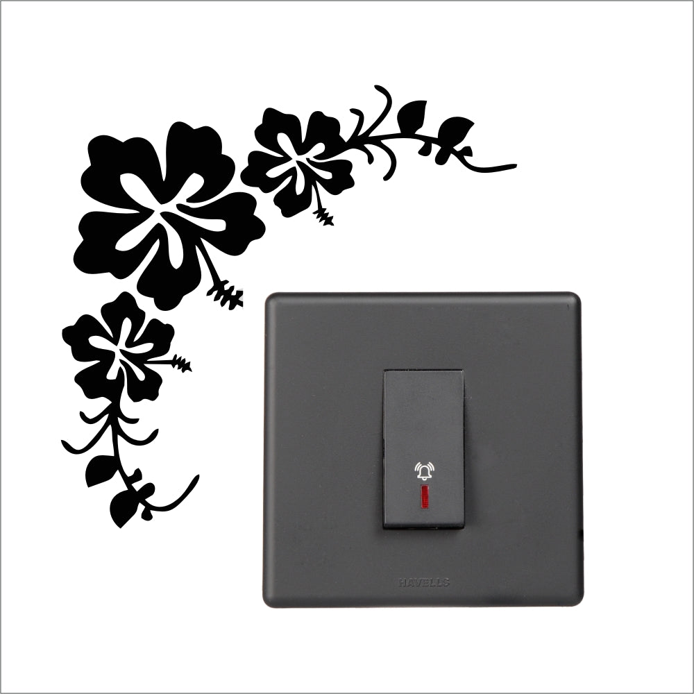 Floral Switch Board Sticker Zecor Gallery
