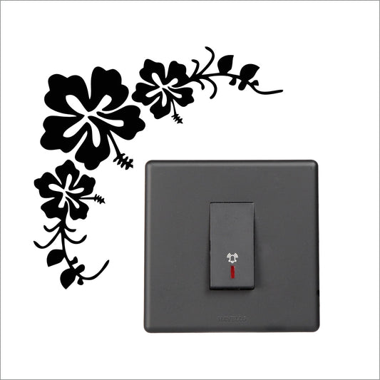 Floral Switch Board Sticker Zecor Gallery