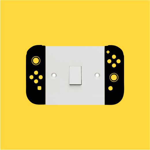 Gamer Joystick Switch Board Sticker Zecor Gallery