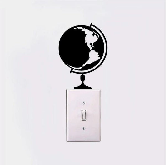 World Globe Switch Board Sticker Zecor Gallery