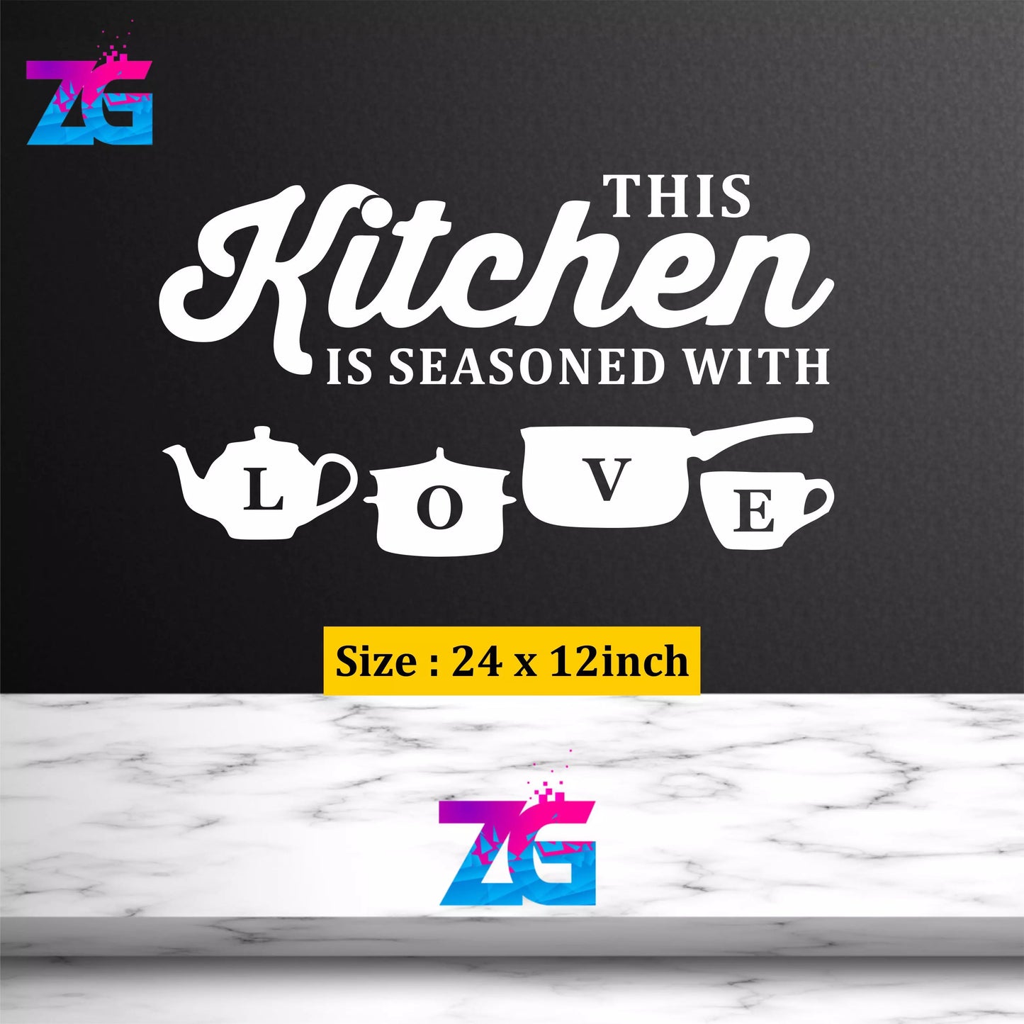 This Kitchen is Seasoned with Love Zecor Gallery