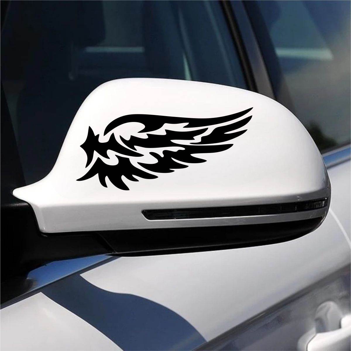 Feather Car Stickers Side Mirror | PAIR Zecor Gallery