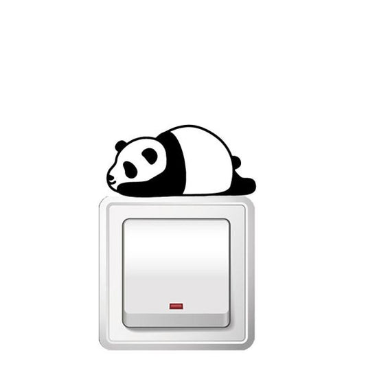 Sleeping Panda Switch Board Sticker