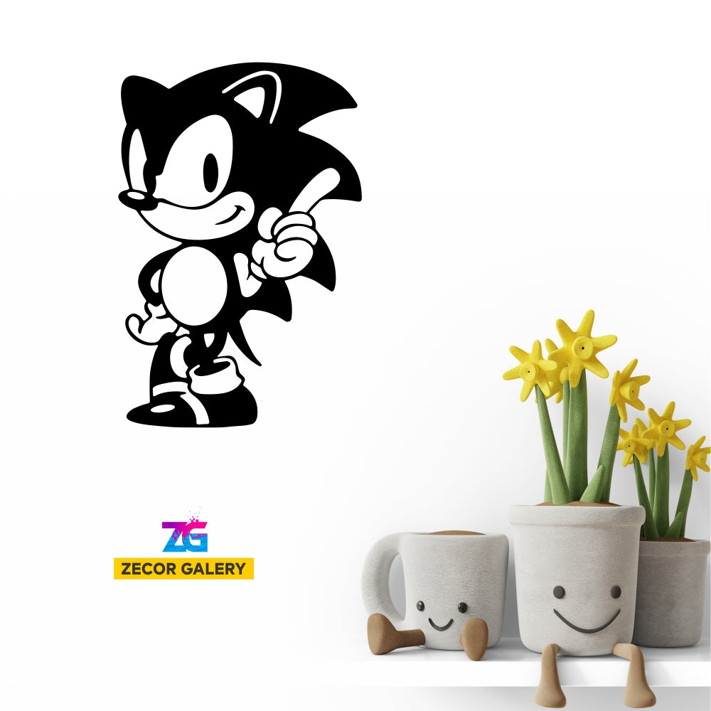 Super Sonic Kids Room Wall Sticker