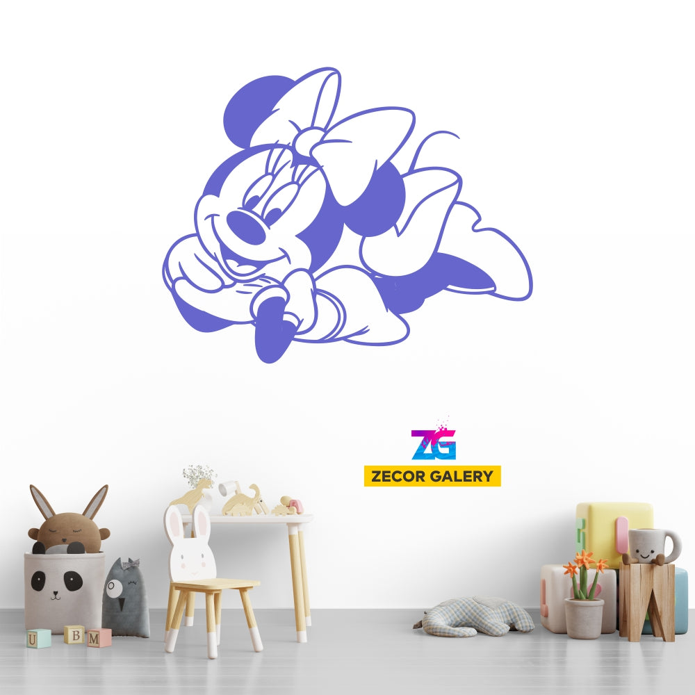 Vinilo decorativo habitación infantil dulce minnie