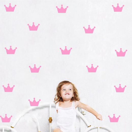 Pack Of 100 Crown Stickers - Kids Room Decoration