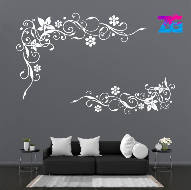 Special Floral Design for Living Room Home Decor