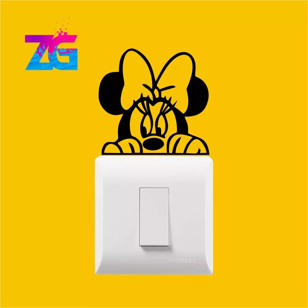 Mickey Minnie Switch Board Sticker