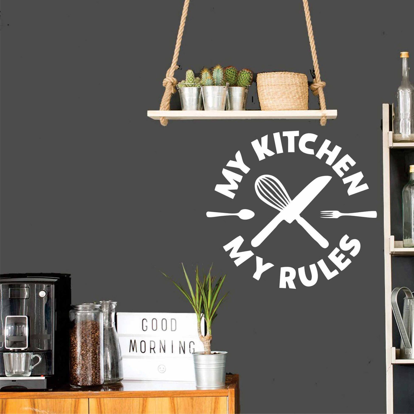 My Kitchen My Rule - Classic Round Design