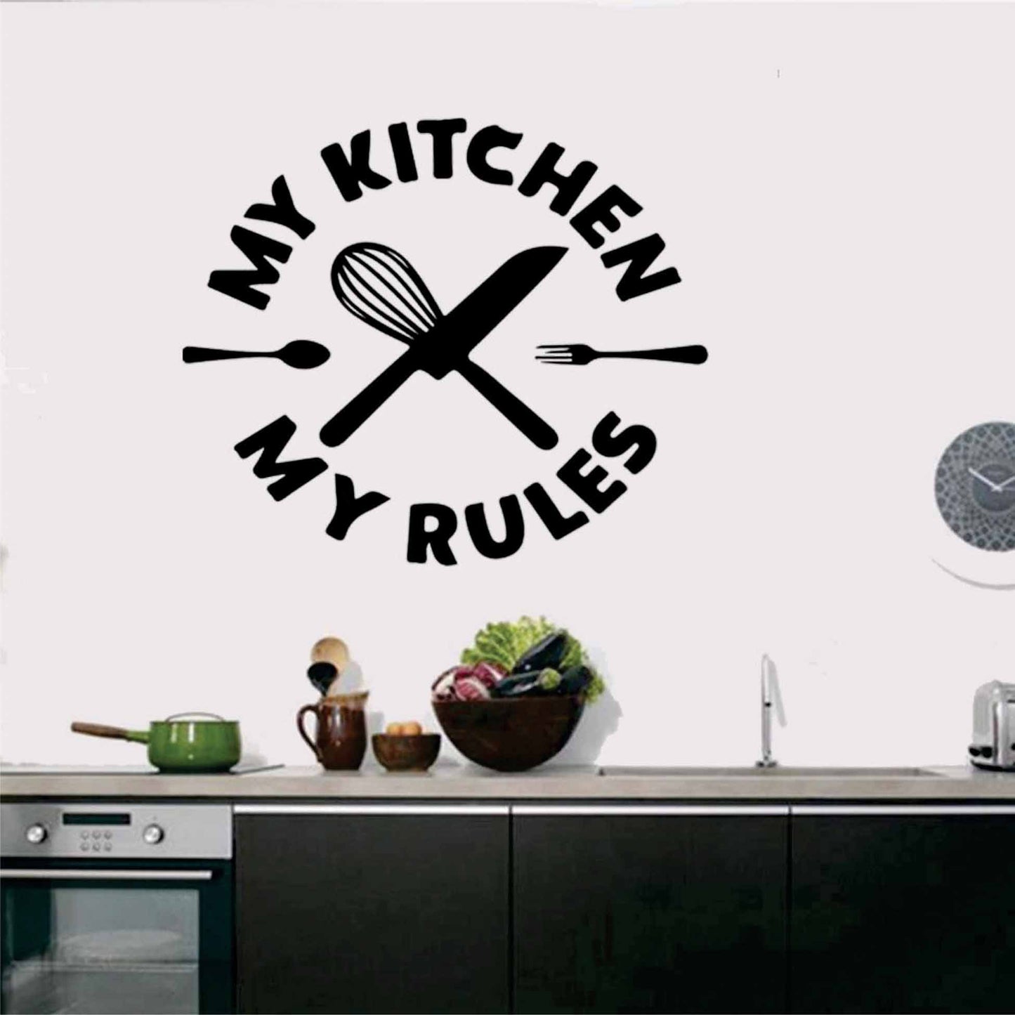 My Kitchen My Rule - Classic Round Design