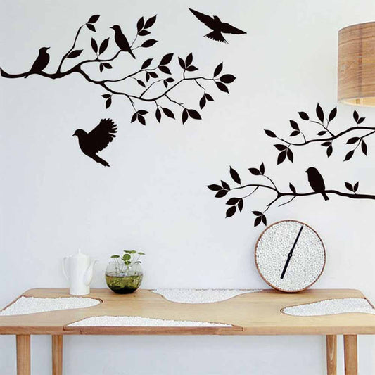 Tree Branches with Birds for Corner Decoration